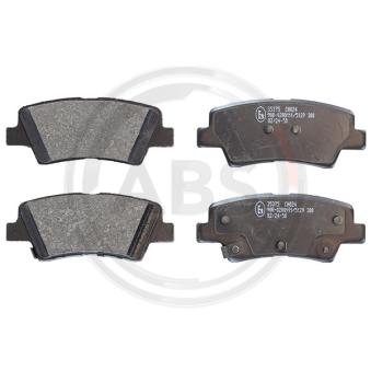Jeu de 4 plaquettes de frein arrière A.B.S. OEM 58302M7A30