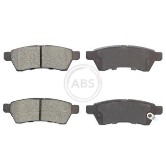 Jeu de 4 plaquettes de frein arrière A.B.S. 35390 pour FORD PUMA 3.0 DCI - 231cv