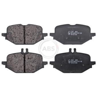 Jeu de 4 plaquettes de frein arrière A.B.S. 35407 pour MERCEDES-BENZ CLASSE E E 450 4-matic - 381cv