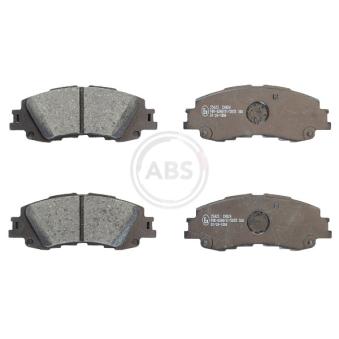 Jeu de 4 plaquettes de frein avant A.B.S. OEM 04465K0020 Jeu de 4 plaquettes de frein avant A.B.S. OEM 04465K0020
