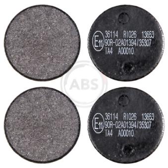 Kit de plaquettes de frein, disque de frein de stationnement A.B.S. OEM 95534349