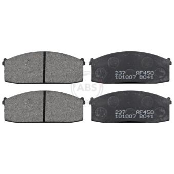 Jeu de 4 plaquettes de frein avant A.B.S. OEM DA060D1485