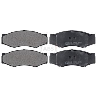 Jeu de 4 plaquettes de frein avant A.B.S. [36168]