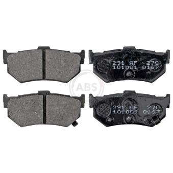 Jeu de 4 plaquettes de frein arrière A.B.S. OEM 43022SF1S00