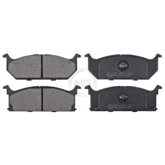 Jeu de 4 plaquettes de frein avant A.B.S. 36189 pour SUZUKI SWIFT 1.3 - 73cv