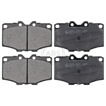 Jeu de 4 plaquettes de frein avant A.B.S. [36462]