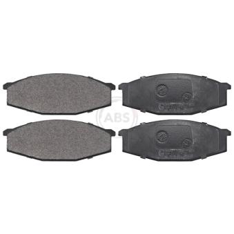 Jeu de 4 plaquettes de frein avant A.B.S. [36473]