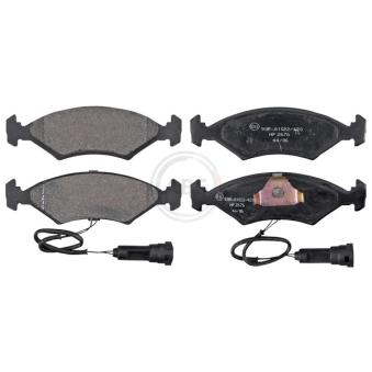 Jeu de 4 plaquettes de frein avant A.B.S. 36485 pour FORD SIERRA 2.3 D - 67cv