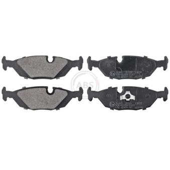 Jeu de 4 plaquettes de frein arrière A.B.S. [36489]