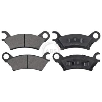 Jeu de 4 plaquettes de frein avant A.B.S. 36527 pour MAZDA 929 2.0 - 90cv