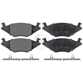 Jeu de 4 plaquettes de frein avant A.B.S. [36539]