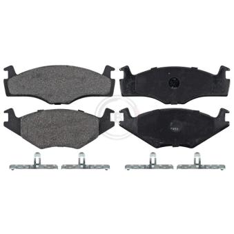 Jeu de 4 plaquettes de frein avant A.B.S. 36540 pour FORD KUGA 1.6 - 110cv