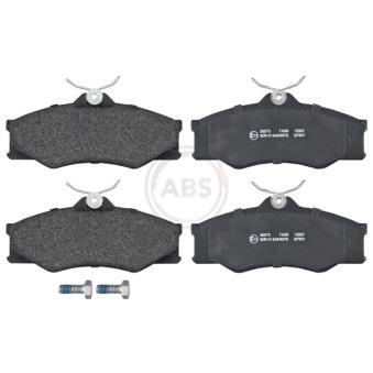 Jeu de 4 plaquettes de frein avant A.B.S. [36575]