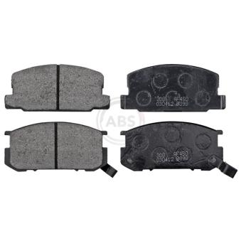 Jeu de 4 plaquettes de frein avant A.B.S. OEM 0449112260