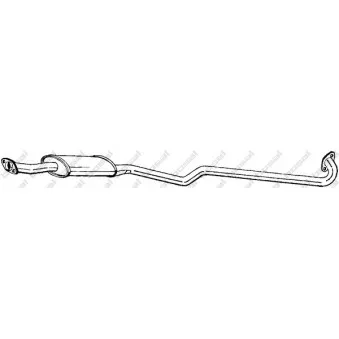 BOSAL 287-165 - Silencieux central