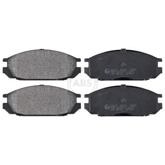 Jeu de 4 plaquettes de frein arrière A.B.S. [36693]