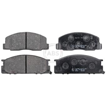 Jeu de 4 plaquettes de frein avant A.B.S. OEM 0446528230