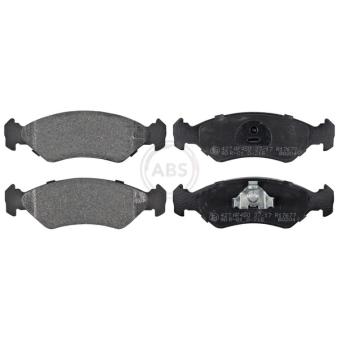 Jeu de 4 plaquettes de frein avant A.B.S. [36707]