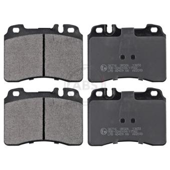 Jeu de 4 plaquettes de frein avant A.B.S. 36716 pour FORD GT E Evolution II 2.5 - 235cv