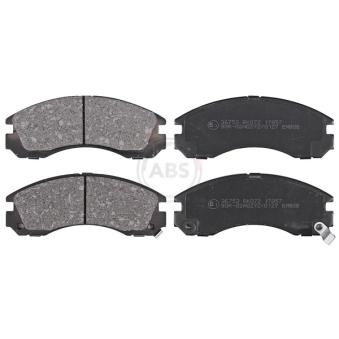 Jeu de 4 plaquettes de frein avant A.B.S. [36753]