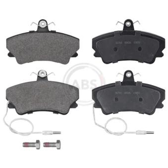 Jeu de 4 plaquettes de frein avant A.B.S. [36768]