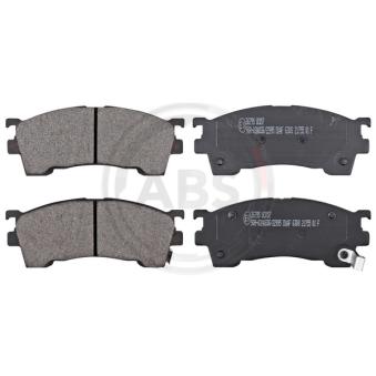 Jeu de 4 plaquettes de frein avant A.B.S. OEM GEYT3323ZA