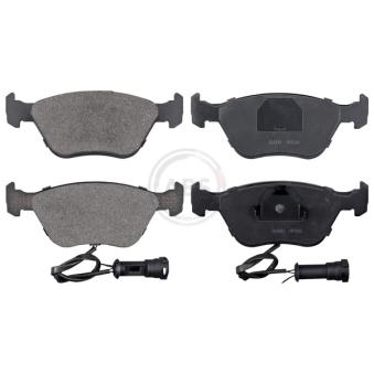 Jeu de 4 plaquettes de frein avant A.B.S. 36880 pour FORD MONDEO 2.0 i 16V 4x4 - 132cv