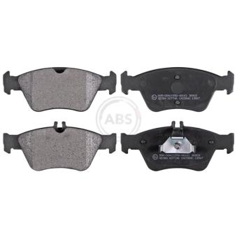 Jeu de 4 plaquettes de frein avant A.B.S. 36903 pour AUDI A5 E 220 D - 75cv