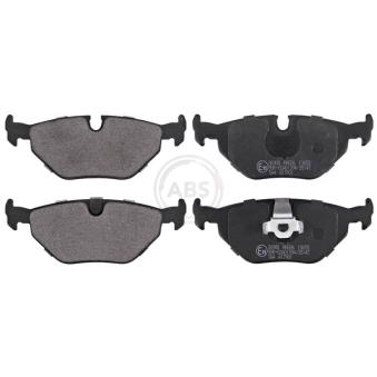 Jeu de 4 plaquettes de frein arrière A.B.S. [36908]