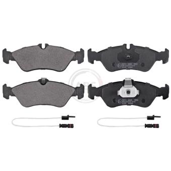 Jeu de 4 plaquettes de frein arrière A.B.S. 36913 pour VOLKSWAGEN LT 2.8 TDI - 130cv