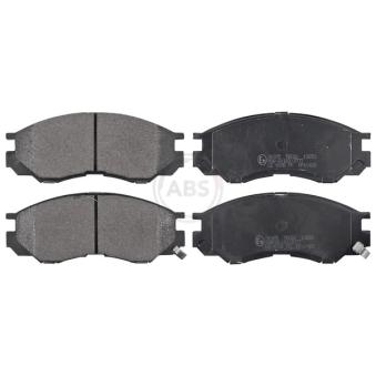 Jeu de 4 plaquettes de frein avant A.B.S. [36925]