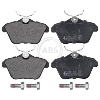 Jeu de 4 plaquettes de frein arrière A.B.S. [36935]