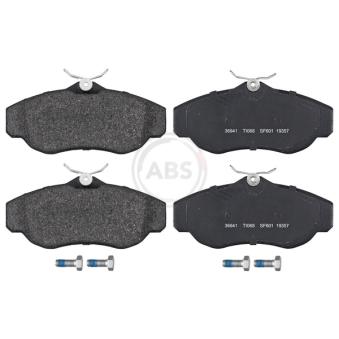Jeu de 4 plaquettes de frein avant A.B.S. 36941 pour LAND ROVER DISCOVERY 2.5 Td5 4x4 - 139cv