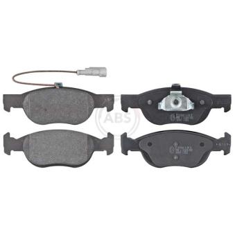 Jeu de 4 plaquettes de frein avant A.B.S. OEM 9946788