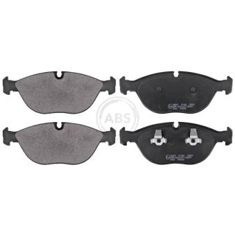 Jeu de 4 plaquettes de frein avant A.B.S. 36957 pour NISSAN TIIDA C 43 AMG - 306cv