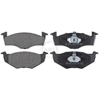 Jeu de 4 plaquettes de frein avant A.B.S. [36969]