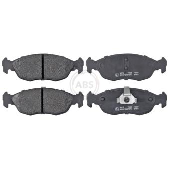 Jeu de 4 plaquettes de frein avant A.B.S. 36978 pour FORD TRANSIT 1.9 D - 70cv