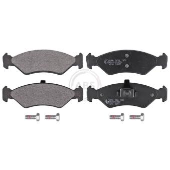 Jeu de 4 plaquettes de frein avant A.B.S. [36996]