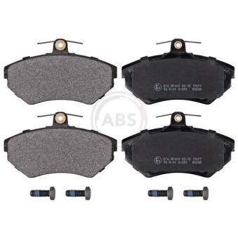 Jeu de 4 plaquettes de frein avant A.B.S. 37010 pour VOLKSWAGEN PASSAT 1.9 TDI Syncro/4motion - 110cv