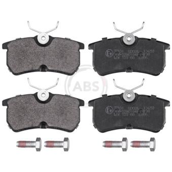 Jeu de 4 plaquettes de frein arrière A.B.S. [37101]