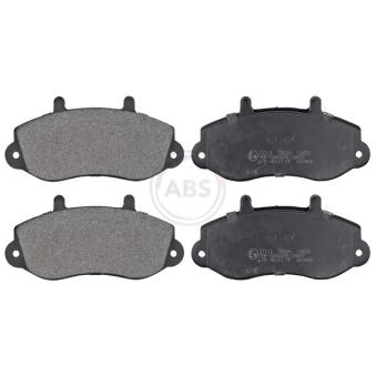 Jeu de 4 plaquettes de frein avant A.B.S. [37111]