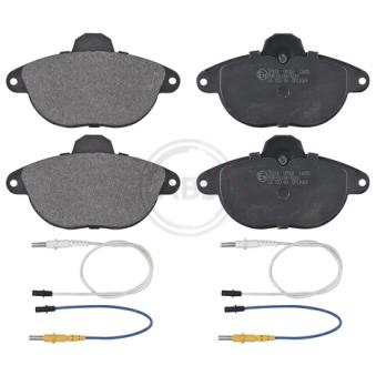 Jeu de 4 plaquettes de frein avant A.B.S. OEM 425158