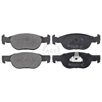Jeu de 4 plaquettes de frein avant A.B.S. [37132]