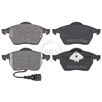 Jeu de 4 plaquettes de frein avant A.B.S. 37133 pour LOTUS ESPRIT 1.9 TDI - 110cv