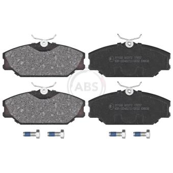 Jeu de 4 plaquettes de frein avant A.B.S. [37138]