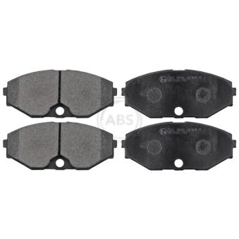 Jeu de 4 plaquettes de frein avant A.B.S. 37161 pour NISSAN MAXIMA 2.0 V6 24V - 140cv