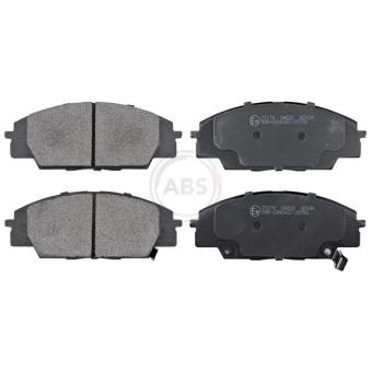 Jeu de 4 plaquettes de frein avant A.B.S. 37174 pour CHEVROLET SILVERADO 2500 2.0 - 240cv