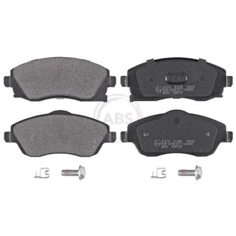 Jeu de 4 plaquettes de frein avant A.B.S. [37213]