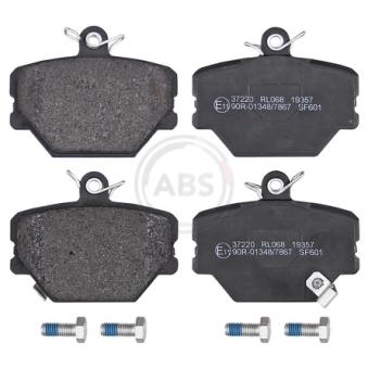 Jeu de 4 plaquettes de frein avant A.B.S. [37220]