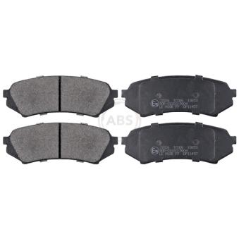 Jeu de 4 plaquettes de frein arrière A.B.S. 37226 pour NISSAN SILVIA 470 - 231cv